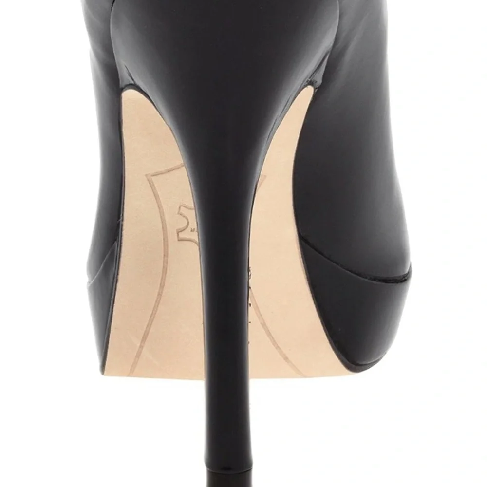 Joan & David Collection Women's Flipp Platform Pump,Black Patent
